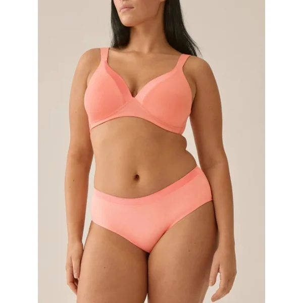 Naturana Everyday peach pink soutien-gorge sans armatures en dentelle