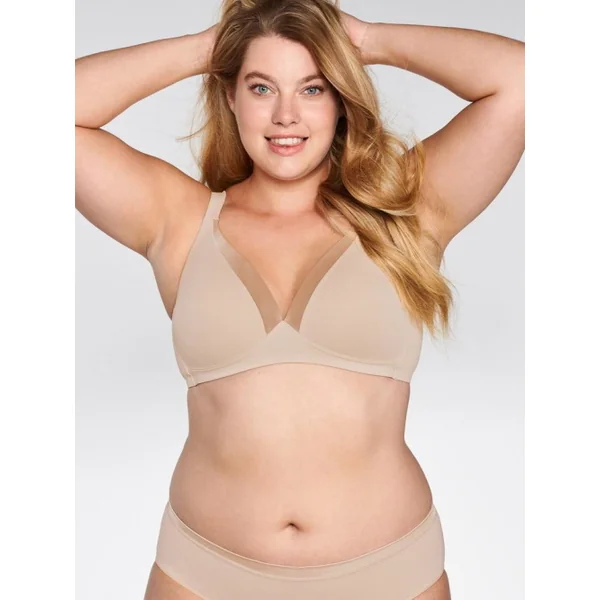 Naturana Everyday poudre soutien-gorge sans armatures en dentelle