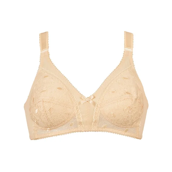 Naturana Glamorise beige soutien-gorge sans armatures en dentelle
