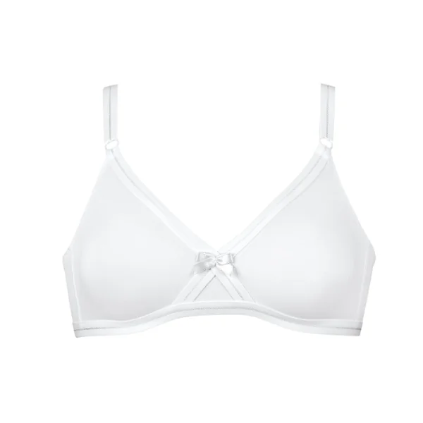 Naturana Heritage blanc soutien-gorge sans armatures en dentelle