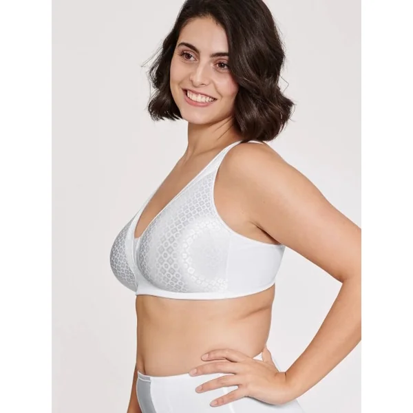 Naturana Minimizer blanc/print soutien-gorge sans armatures en dentelle