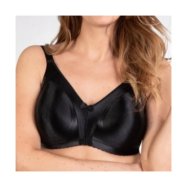 Naturana Minimizer noir soutien-gorge sans armatures en dentelle