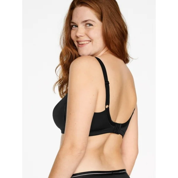 Naturana Minimizer noir soutien-gorge sans armatures en dentelle