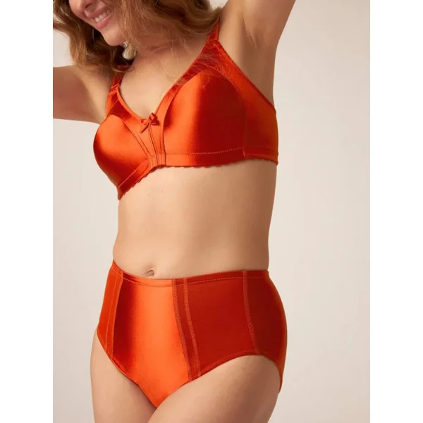 Naturana Minimizer orange soutien-gorge sans armatures en dentelle