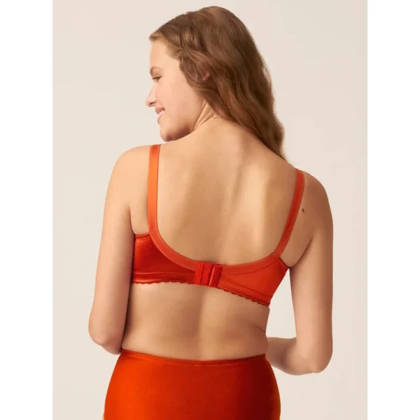 Naturana Minimizer orange soutien-gorge sans armatures en dentelle