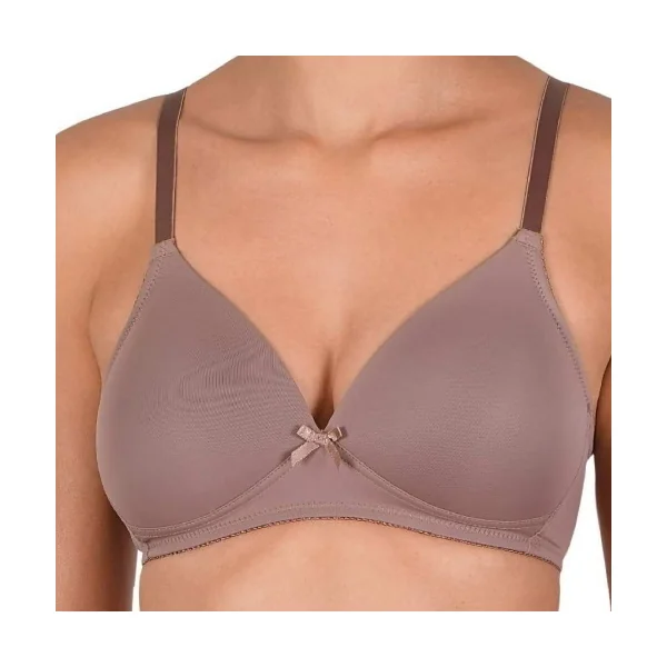 Naturana Olivia taupe soutien-gorge sans armatures en dentelle