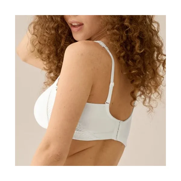 Naturana Side smoother blanc cassé soutien-gorge sans armatures en dentelle