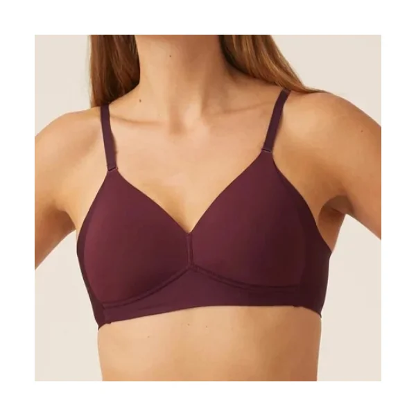 Naturana Side smoother bordeaux soutien-gorge sans armatures en dentelle