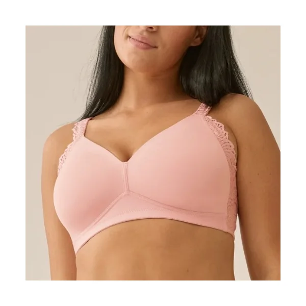 Naturana Side smoother rose soutien-gorge sans armatures en dentelle