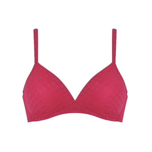 Naturana Value rouge soutien-gorge sans armatures en dentelle
