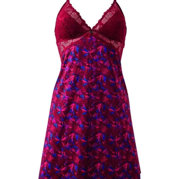 Nuisette bordeaux Alma rouge Morgan Lingerie