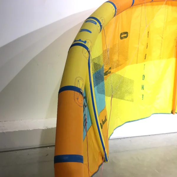 Occasion - Aile de kitesurf Duotone Evo 7.0m 2019 - Jaune/Orange