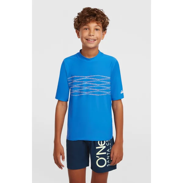 O'Neill Graphic Lycra à manches courtes | Mediterranean Blue