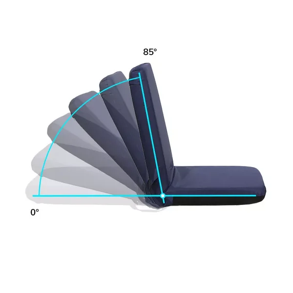 PACK 2 SIEGES INCLINABLES AUTOPORTANTS BLEU - KACTUS