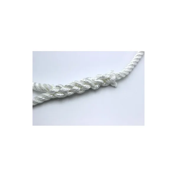 PACK AMARRAGE POLYESTER 3 TORONS BLANC 10mm x 6m