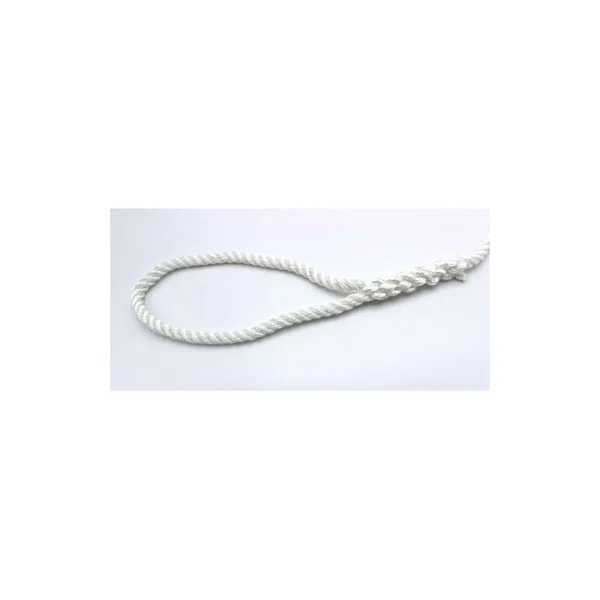 PACK AMARRAGE POLYESTER 3 TORONS BLANC 12mm x 10m