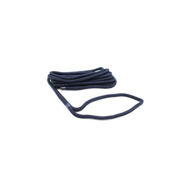 PACK AMARRAGE SOUPLE DOUBLE TRESSE POLYESTER AVEC ÉPISSURE NAVY 10mm x 6m