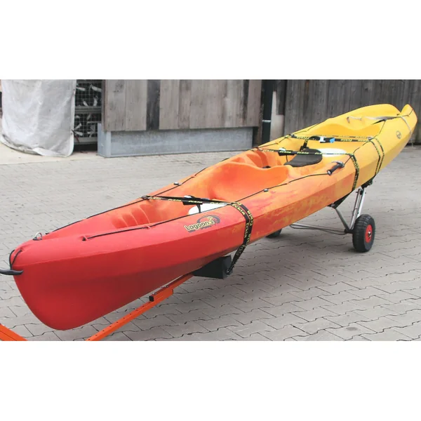 PACK CHARIOT KAYAK CANOE PLIABLE + BARRE DE REMORQUAGE VÉLO