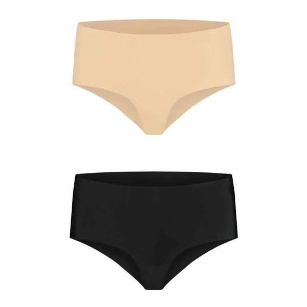 Pack de 2 culottes taille haute invisibles