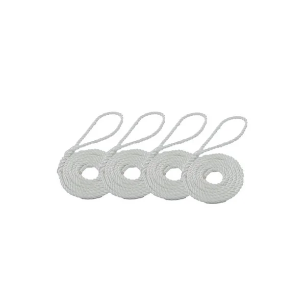 PACK DE 4 BOUT POUR PARE-BATTAGE - ORANGEMARINE Diam 6 mm x 1,5 m - BLANC