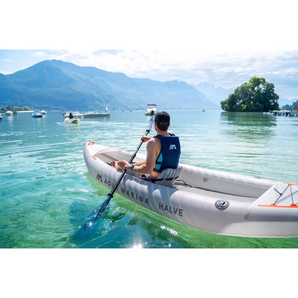 PACK KAYAK GONFLABLE AQUA MARINA HALVE PU 2P + 2 PAGAIES