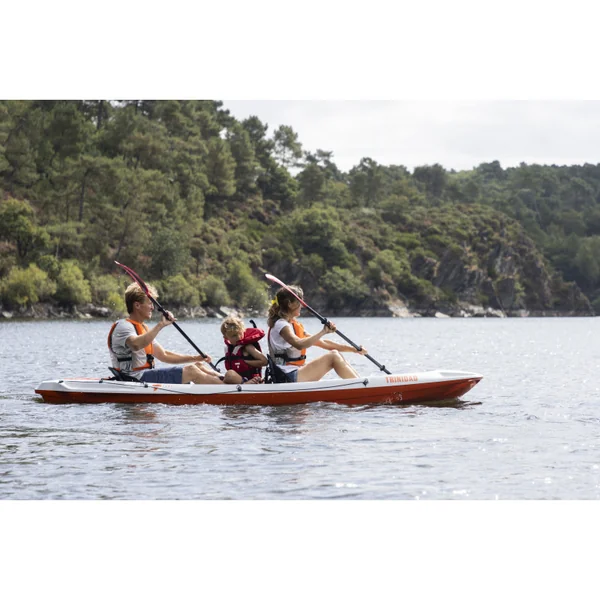 PACK KAYAK TAHE TRINIDAD SIT ON TOP GRIS + 2 PAGAIES + 2 DOSSIERS