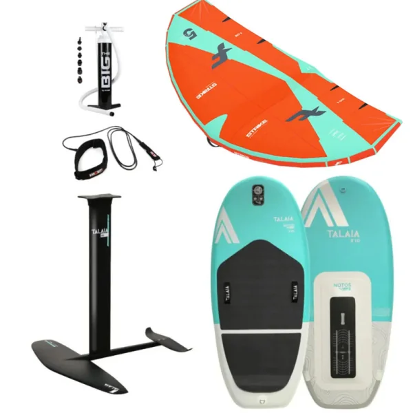 Pack Wingfoil PLANCHE Talaia Gonflable + FOIL TALAIA + Aile F-ONE V4
