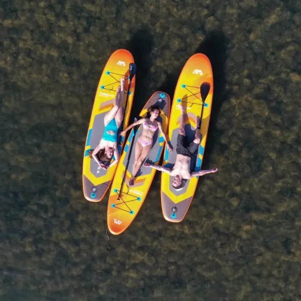 Paddle gonflable aqua marina amgo 12.0 avec propulsion autonome bluedrive s