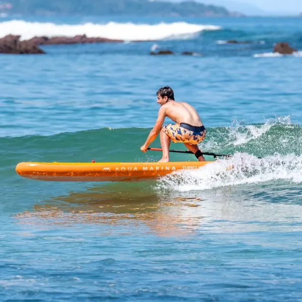 Paddle gonflable aqua marina amgo 12.0 avec propulsion autonome bluedrive s