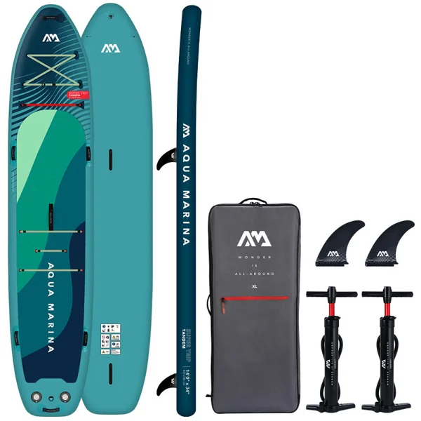 Paddle gonflable aqua marina super trip tandem 14.0