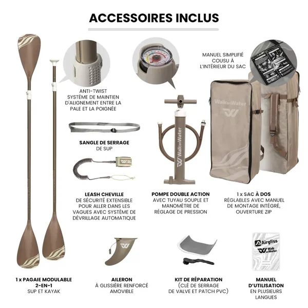 Paddle gonflable wow bloom 11.0
