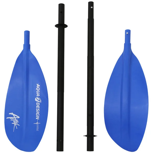 PAGAIE KAYAK AQUADESIGN ATTAK 4 PARTIES 220CM Blanc