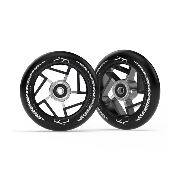 Paire de roues trottinette FUZION Apollo Black/Black 110mm