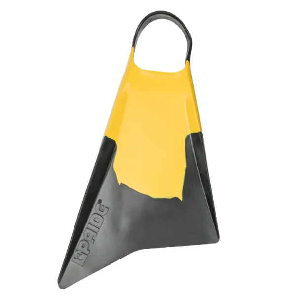 Palmes bodyboard the vulcan v2 gris jaune noir
