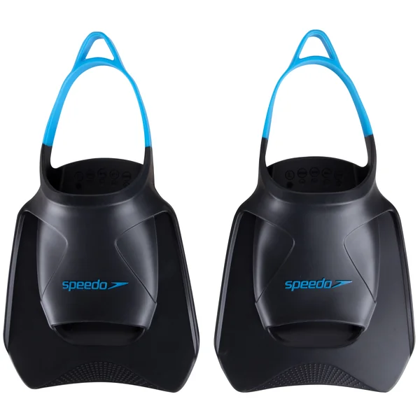 Palmes Natation Courtes SPEEDO BIOFUSE FITNESS FINS Gris Bleu
