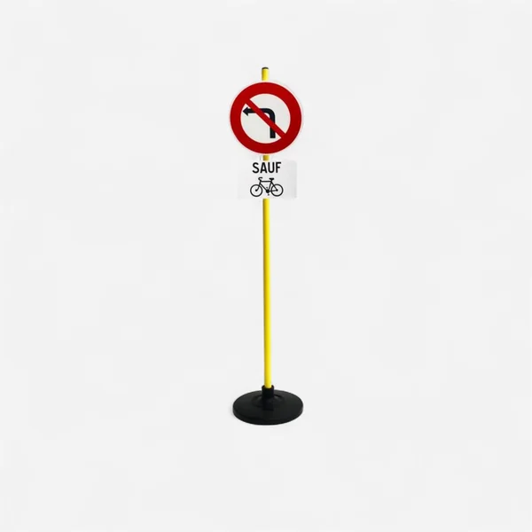 Panneau signalisation - Sous Panneau "Sauf cyclistes"