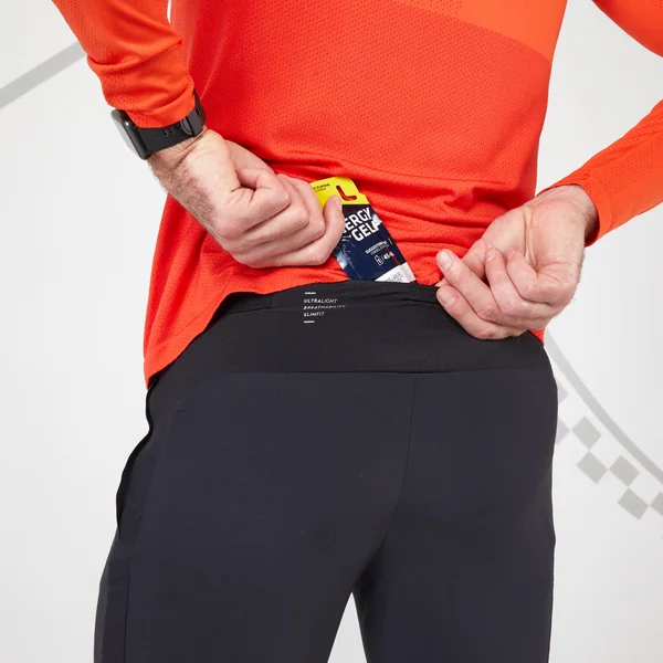 Pantalon ajusté de running Homme - KIPRUN Run 500 Fit Noir