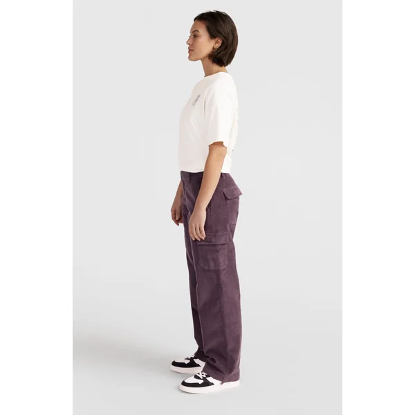 Pantalon cargo en velours côtelé Surf Heroes | Mauve Miracle