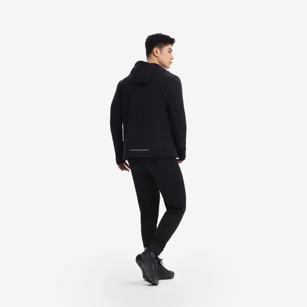 Pantalon de running chaud homme - kiprun run 100 warm noir