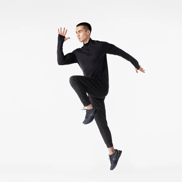 Pantalon de running chaud homme - kiprun run 100 warm noir