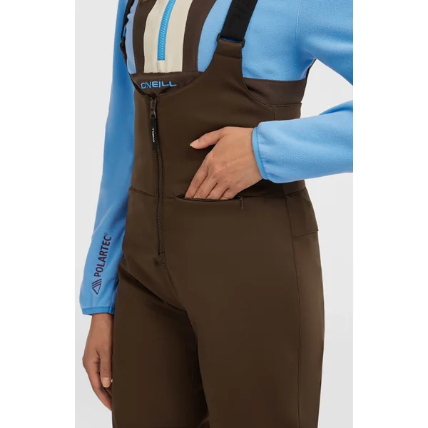 Pantalon de ski à bretelles Softshell FWC'Cruz | Coffee Bean