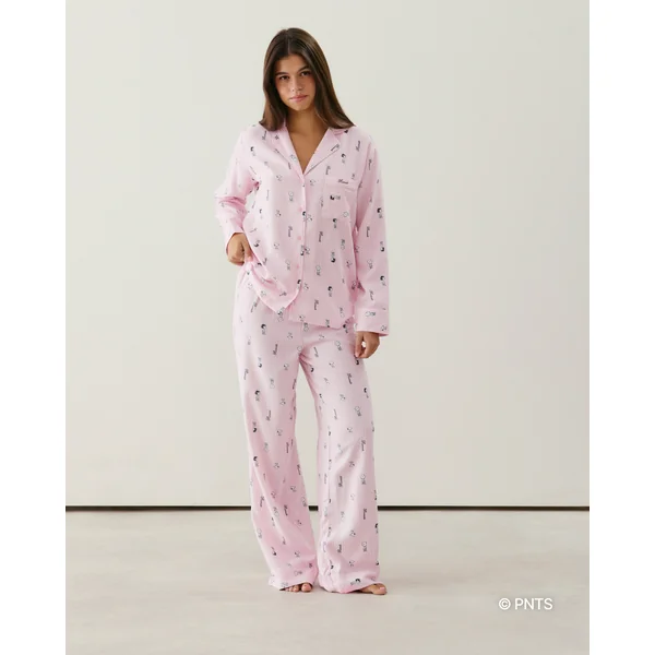 Pantalon en flanelle Snoopy