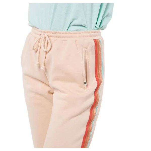 PANTALON FEMME RIPCURL STRIPED TRACKPANT BLANC
