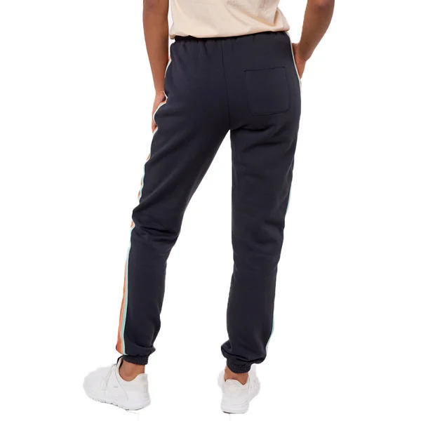 PANTALON FEMME RIPCURL STRIPED TRACKPANT WASHED BLACK