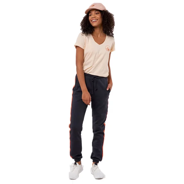 PANTALON FEMME RIPCURL STRIPED TRACKPANT WASHED BLACK