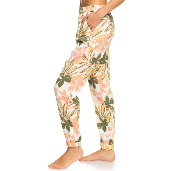 PANTALON FEMME ROXY PT EASY PEASY BLANC TROPICAL