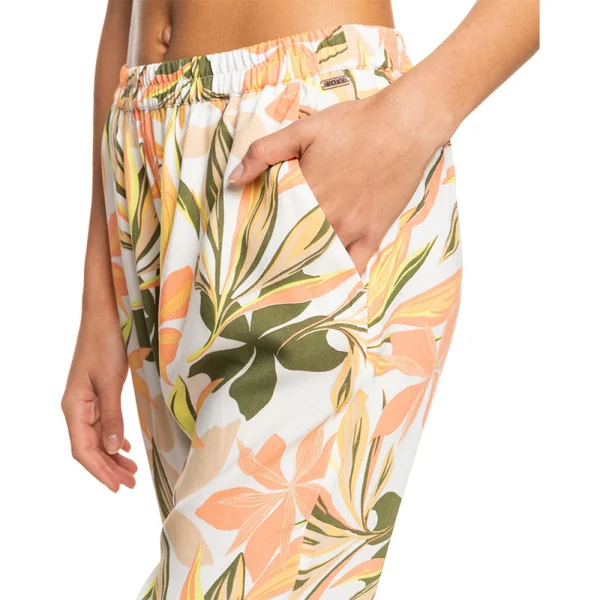 PANTALON FEMME ROXY PT EASY PEASY BLANC TROPICAL