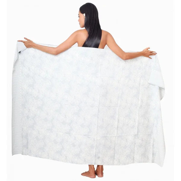 Paréo Agostina gris + boucle