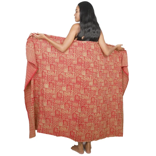 Paréo Bora luxe Rouge + boucle