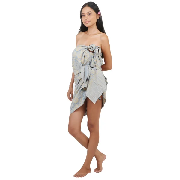 Paréo Chic Daka gris + boucle